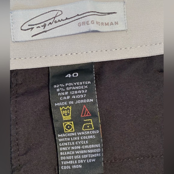 Greg Norman navy blue/grey men’s shorts - Picture 3 of 3